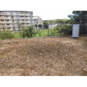 某所の団地内草刈り作業