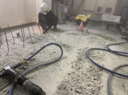 はつり作業・撤去作業　承ります。