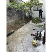 お庭の草刈り日和